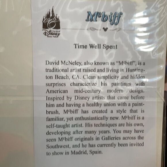 NWT Disney Parks | Minnie Wall Art by Mcbiff - Picture 2 of 2